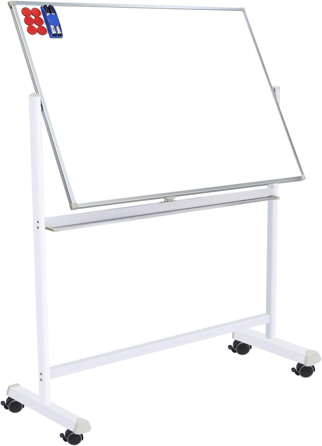 48x36 Double Sided Magnetic Whiteboard with Stand I62302
