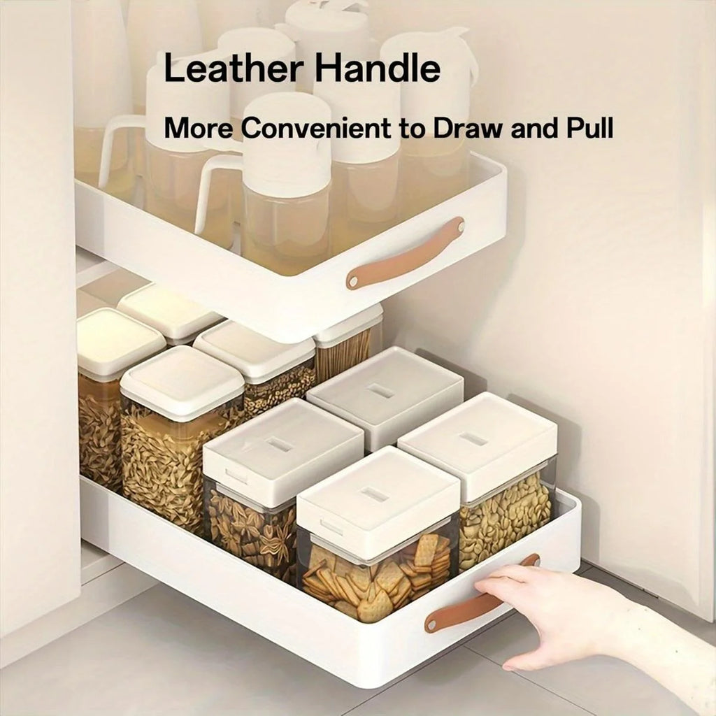 Heavy Duty Pull Out Cabinet Organizer Drawer Storage Shelf M280