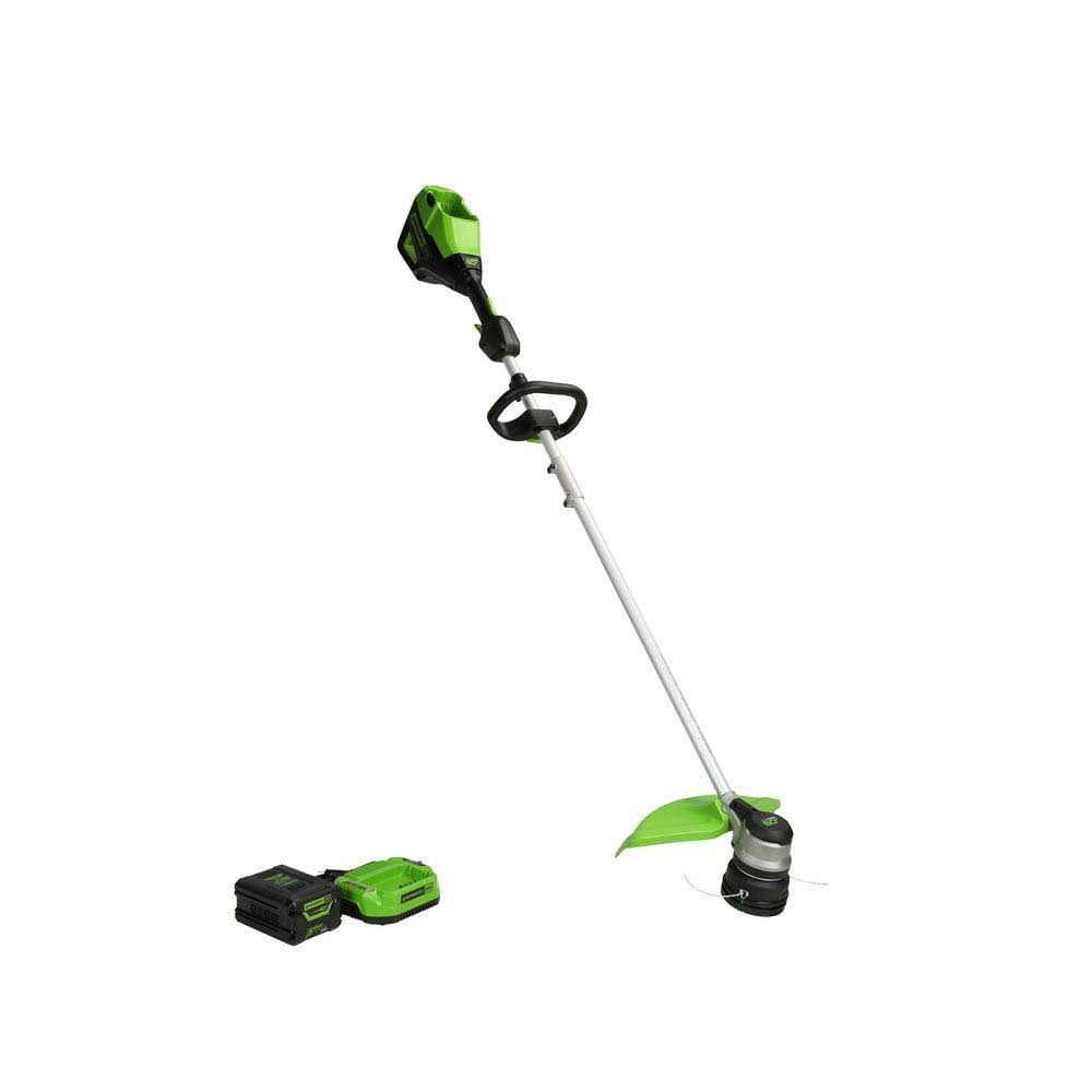 16 in. 60-Volt Battery Cordless String Trimmer with 4.0 Ah Battery and Charger U8539