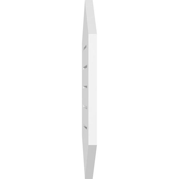 Vertical Peaked Surface Mount PVC Gable Vent K889346
