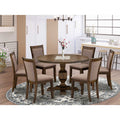 7 Piece Wood Dining Set with 6 Chairs N28316