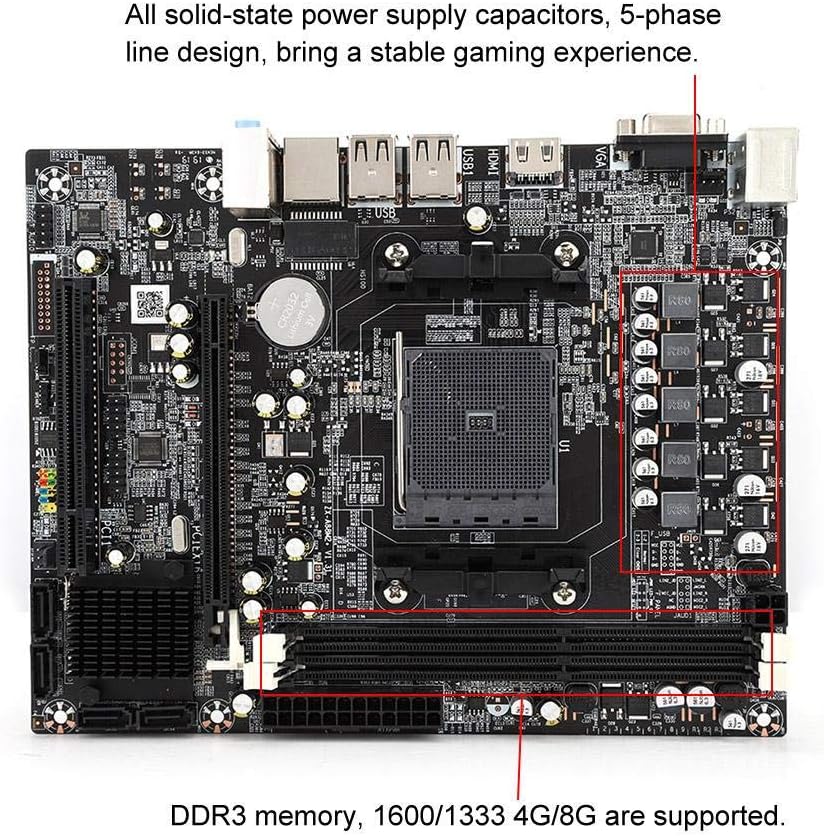 AMD DDR3 4G/8G Desktop Computer Motherboard B616706