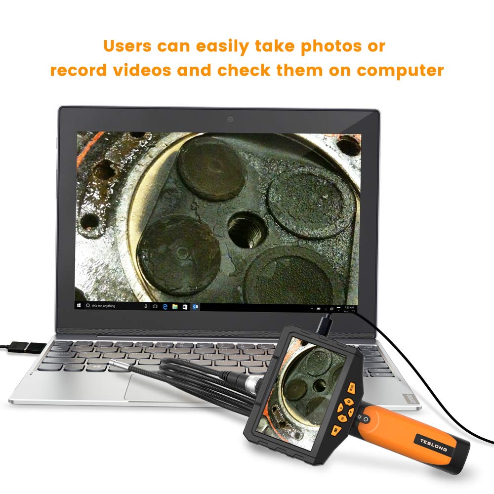 5.5mm Endoscope Camera with Light, Flexible Probe, Waterproof (3m/9.8ft) T898