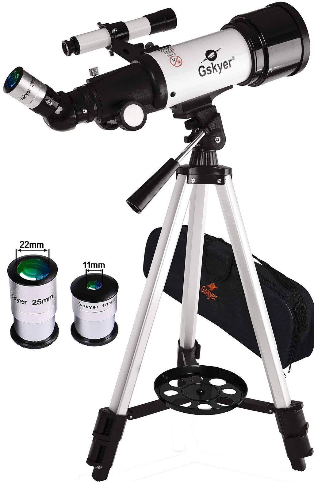 70mm Aperture 400mm AZ Mount Refractor Telescope Z585648
