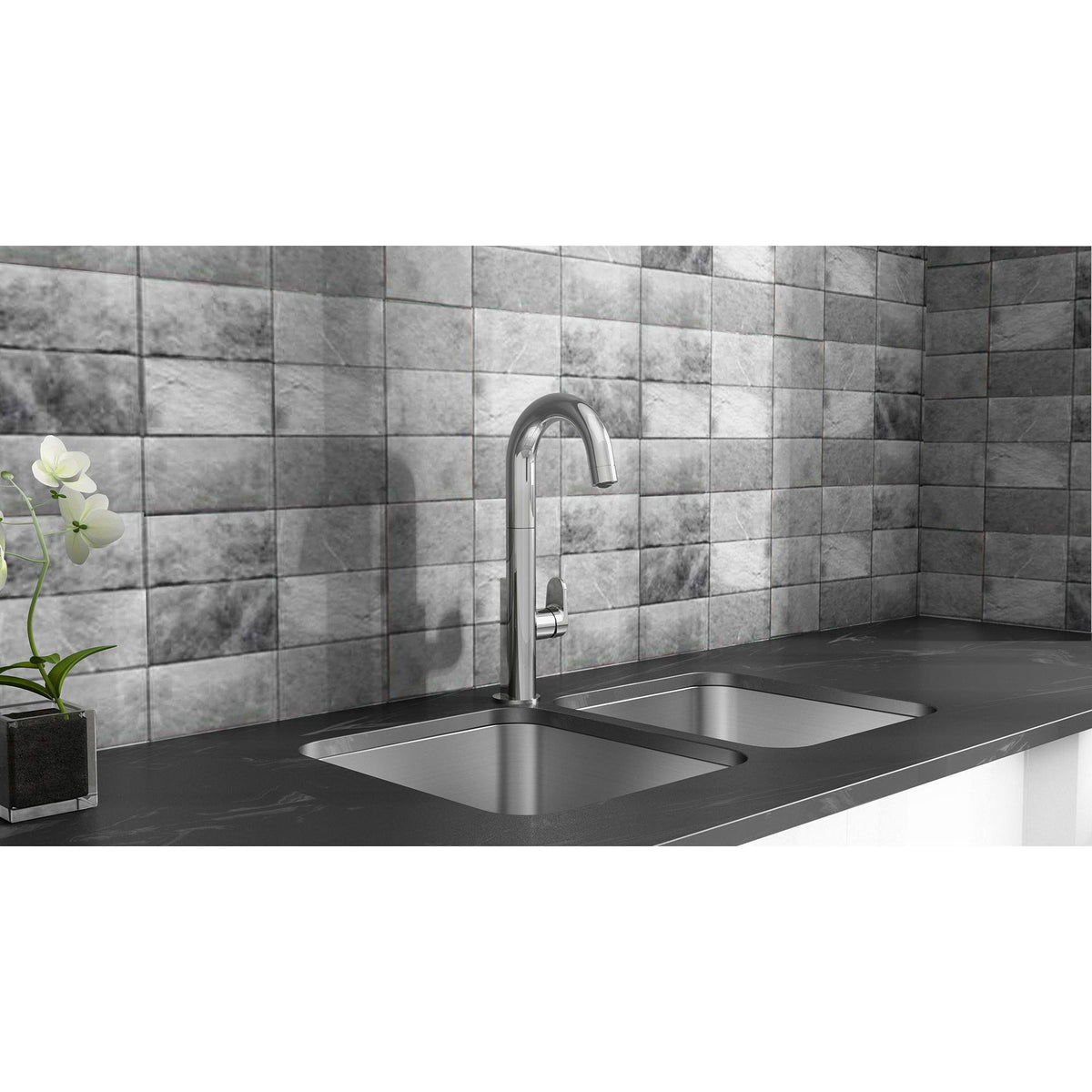 Chrome Pull-Down Bar Faucet C12321