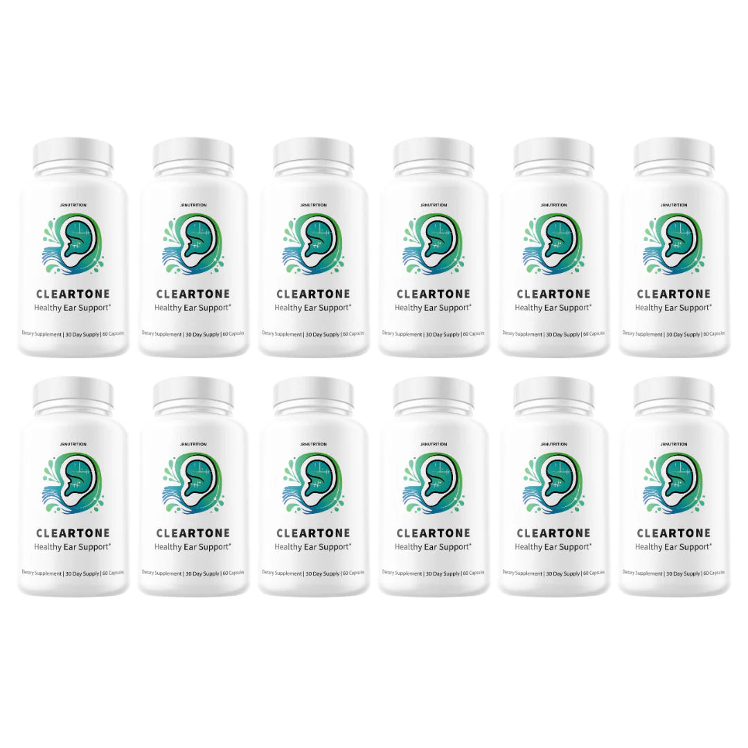 Hearing Relief Capsules for Tinnitus Support 12 Bottles J90143