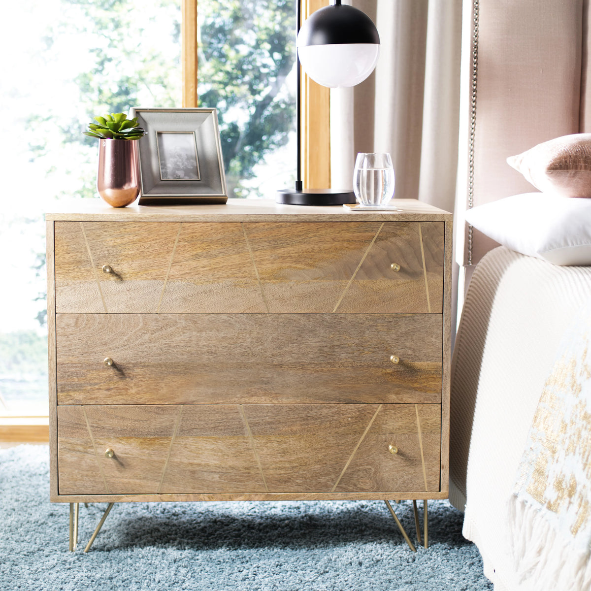 Rustic Retro 3 Drawer Chest Q127496