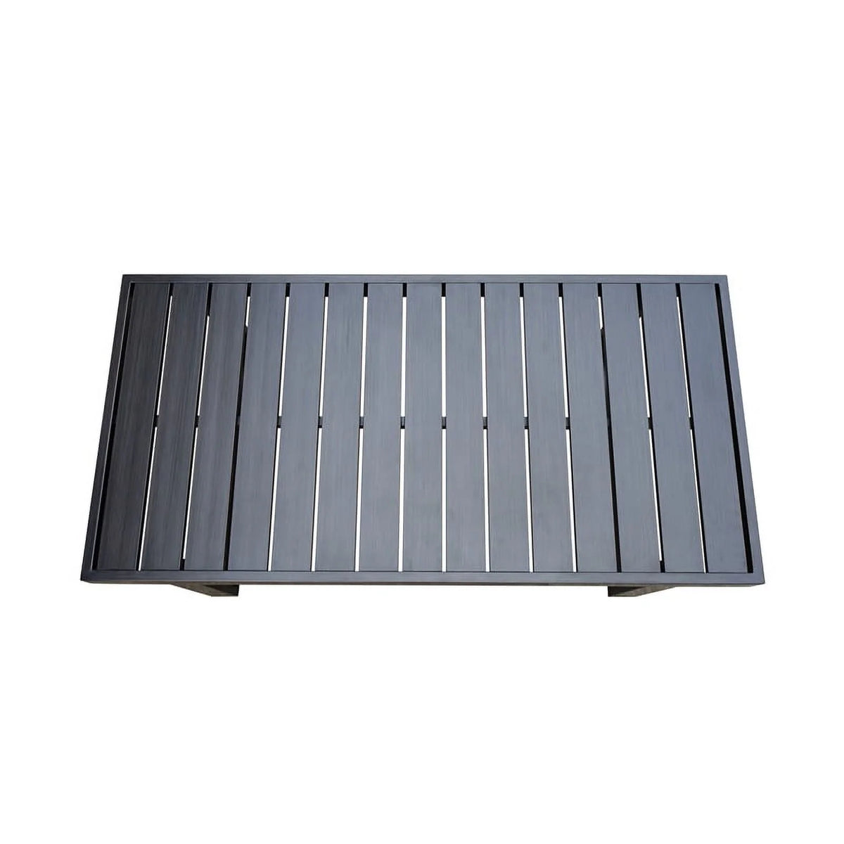 Brown Aluminum Patio Cocktail Table R723