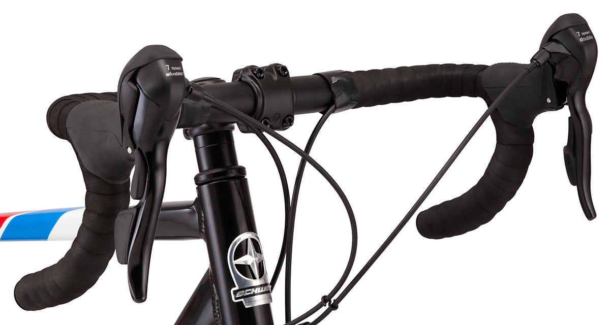 700c 14 Speed Black Red Cyclocross Road Bike P1759