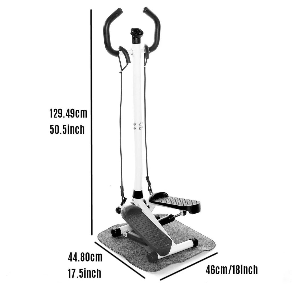 Exercise Stair Stepper Machine with Handle and Resistance Bands F477