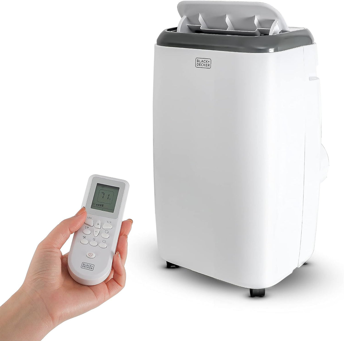 White Portable Air Conditioner with Remote Control M90962