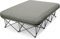 2 Person Folding Camping Cot with Inflatable Air Mattress and Carry Bag E191