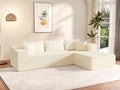 104" Black Modular Sectional Sofa with Chaise Y439715
