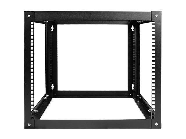 9U 800mm Adjustable Wallmount Server Cabinet with 2U Supporting Tray Q376