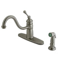 9.25 in. Brushed Nickel Kitchen Faucet B5618
