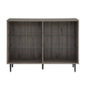 Slate Grey Mid Century Modern Bookcase V66156