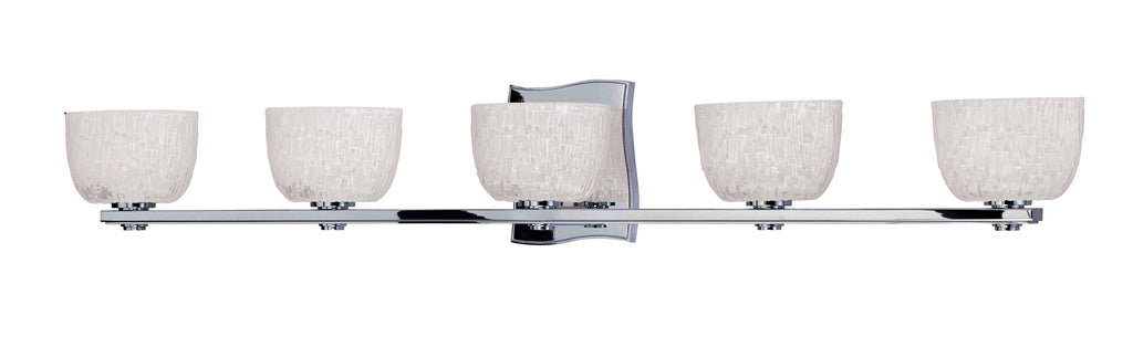 Polished Chrome 5 Light Bath Bracket O35647