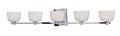 Polished Chrome 5 Light Bath Bracket O35647