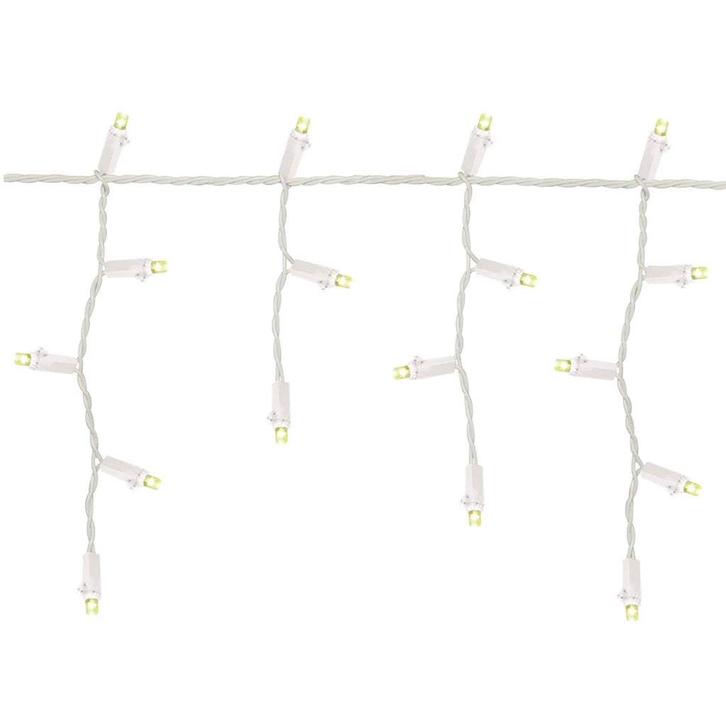 500-Count Warm White LED Dome Icicle Christmas Lights I733263