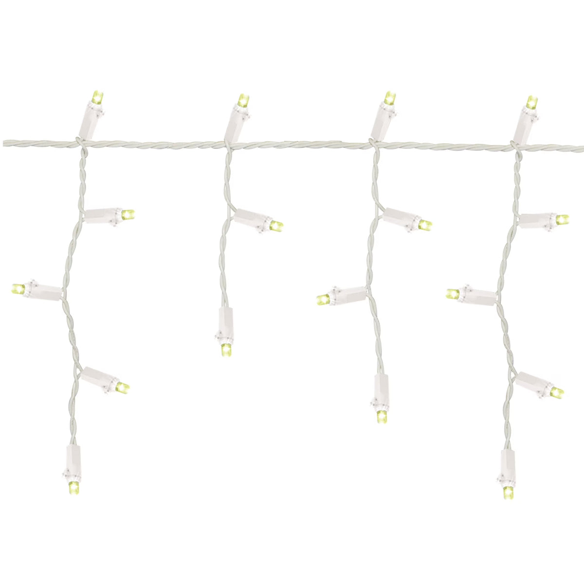 500-Count Warm White LED Dome Icicle Christmas Lights I733263