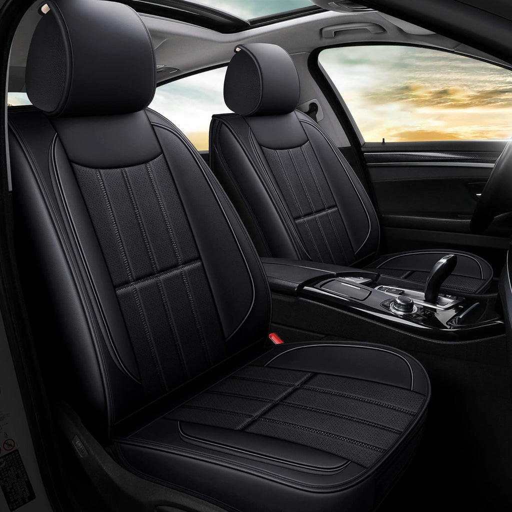 Leather Car Seat Covers Front Pair H123414