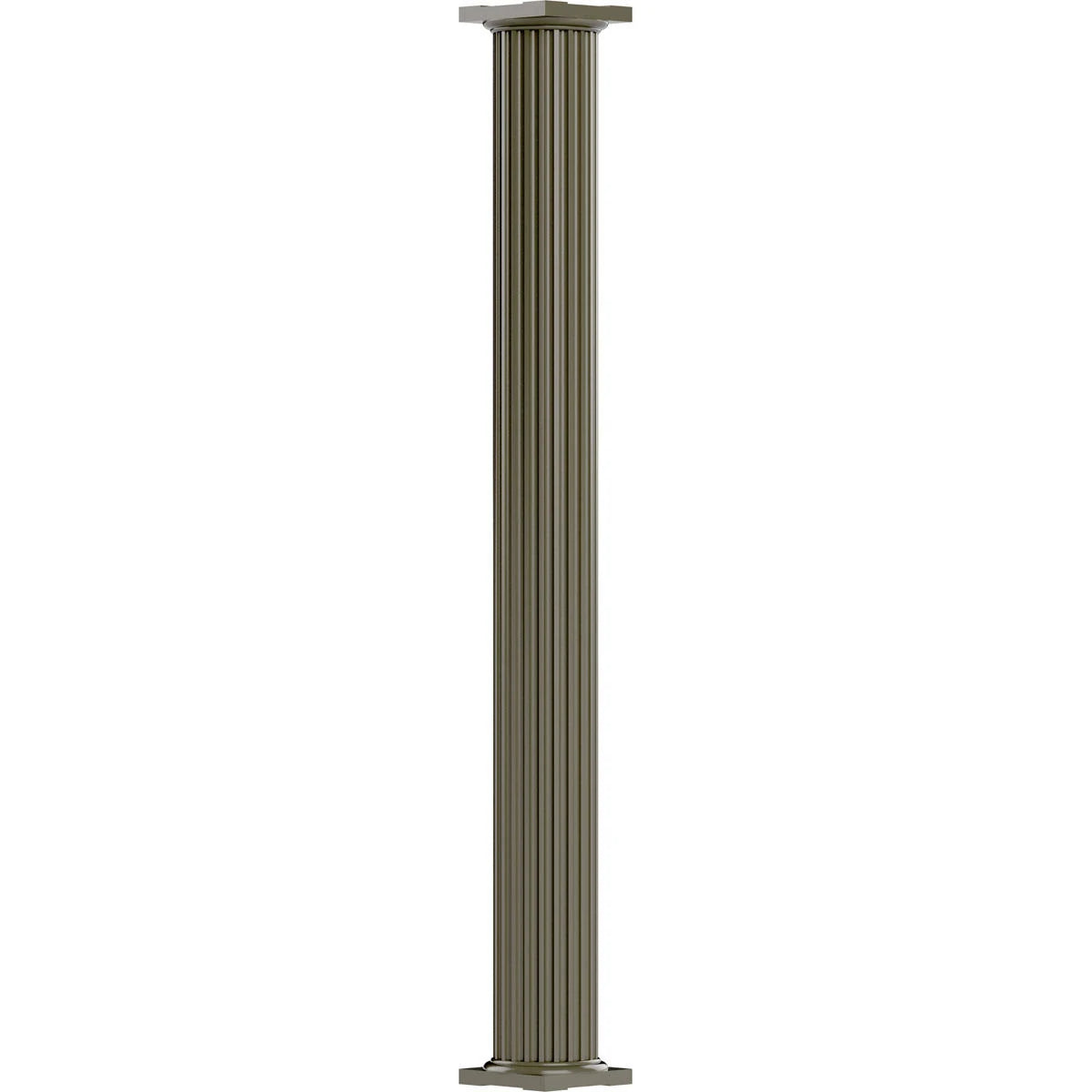12x22 x 9& Round Fluted Column J376