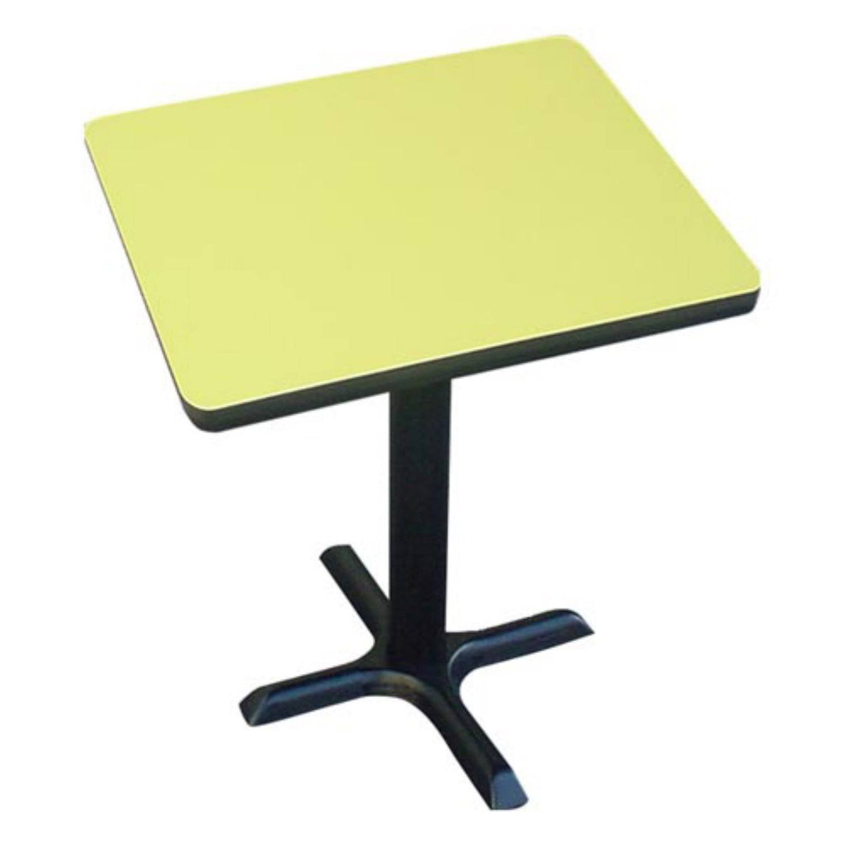 Square Breakroom Pedestal Table Medium Oak P542