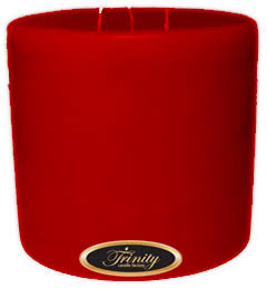 Black Cherry Pillar Candle 6x6 R4305