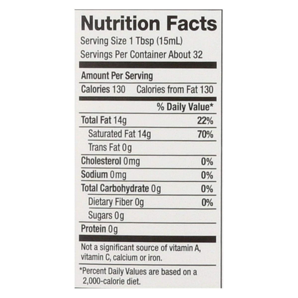 Organic Liquid Coconut Oil, 16-ounce B6514