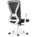 White Black Mid-Back Office Task Chair N361