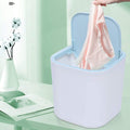 Compact Counter Top Portable Washing Machine, 6.69x6.69x6.69 Inch Blue J88442