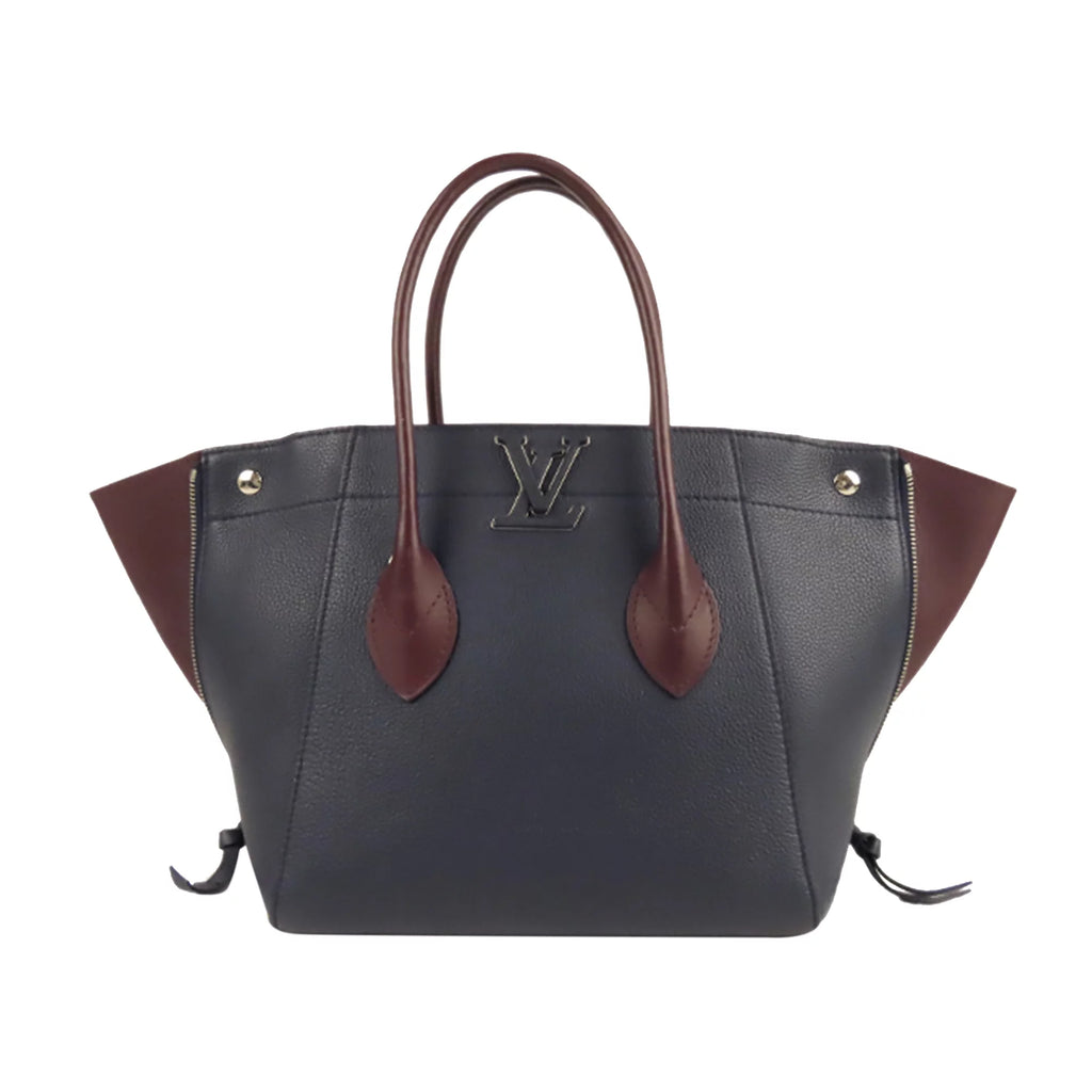 Blue Calf Leather Satchel I28908