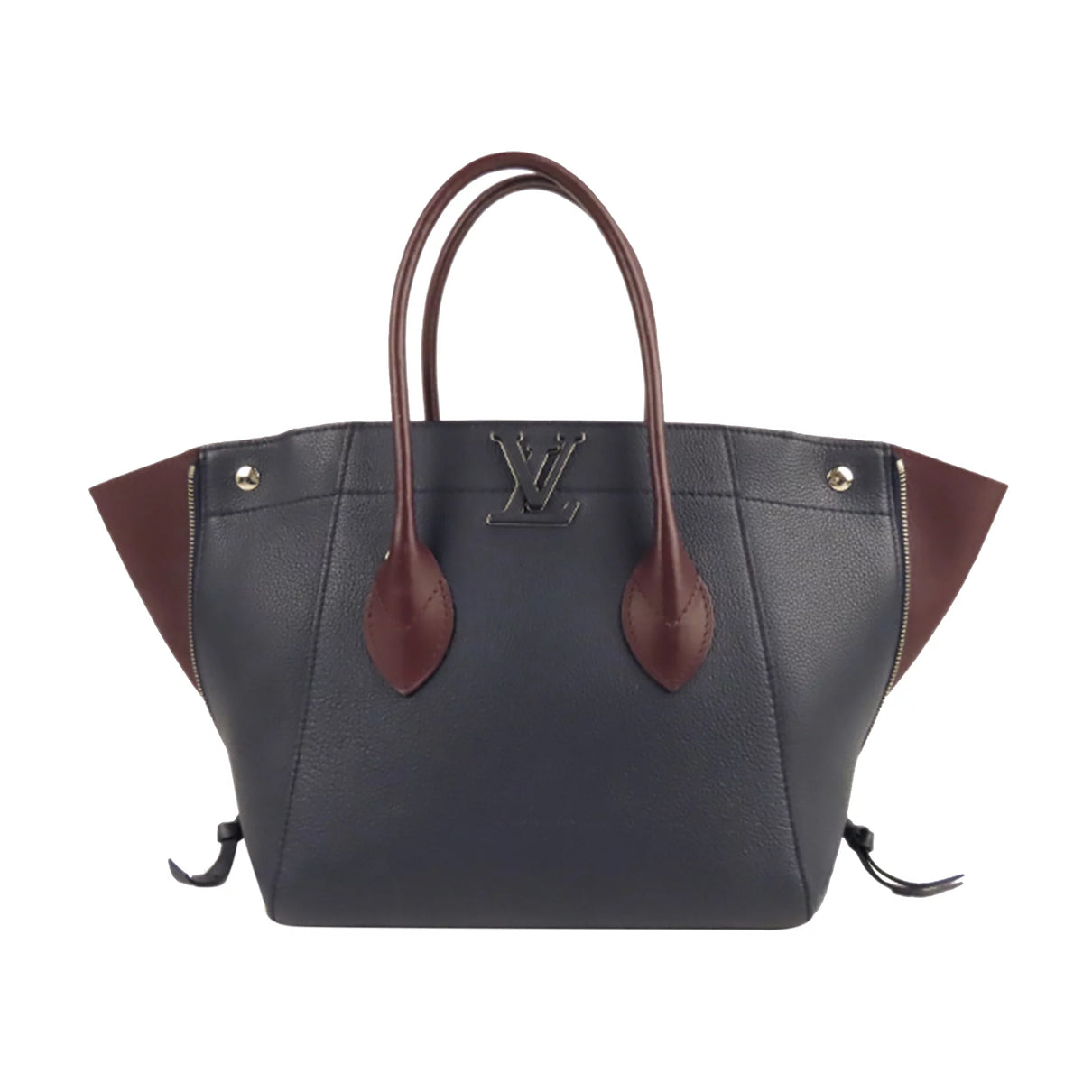 Blue Calf Leather Satchel I28908