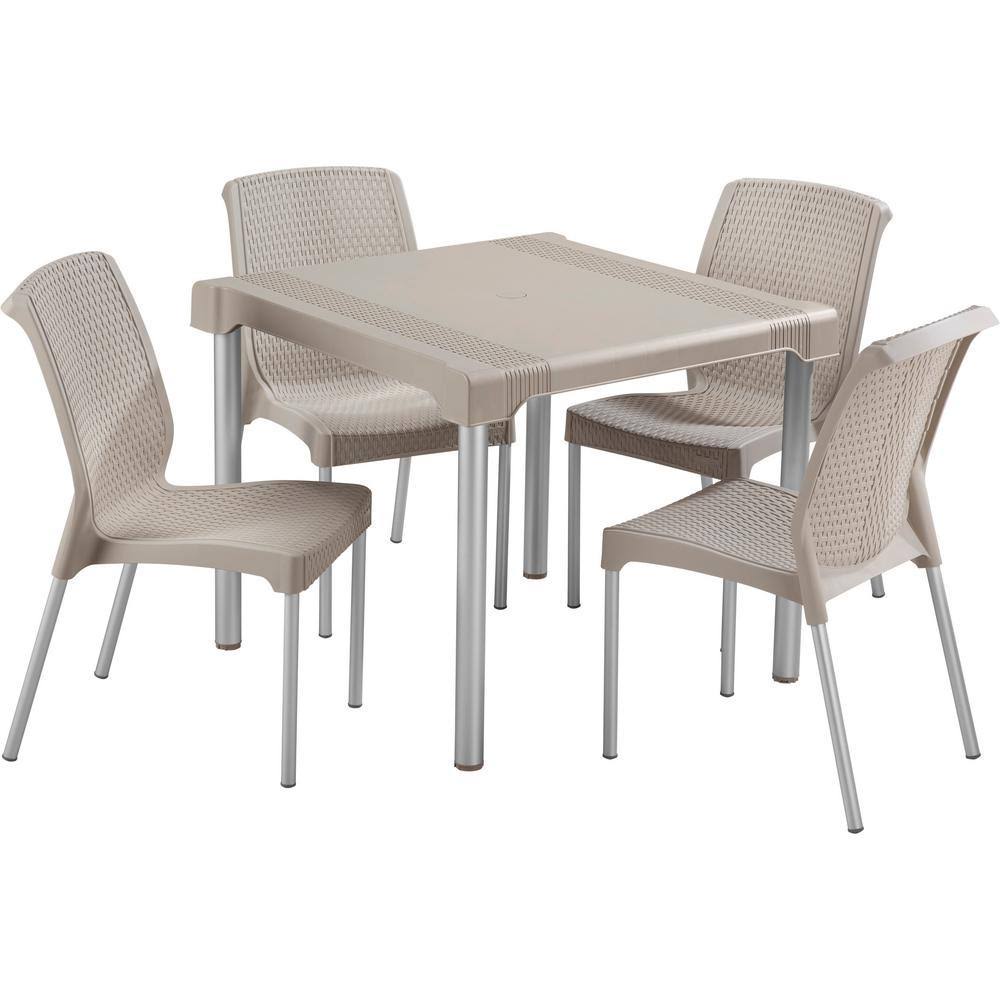 Taupe 5-Piece Patio Set Q403271