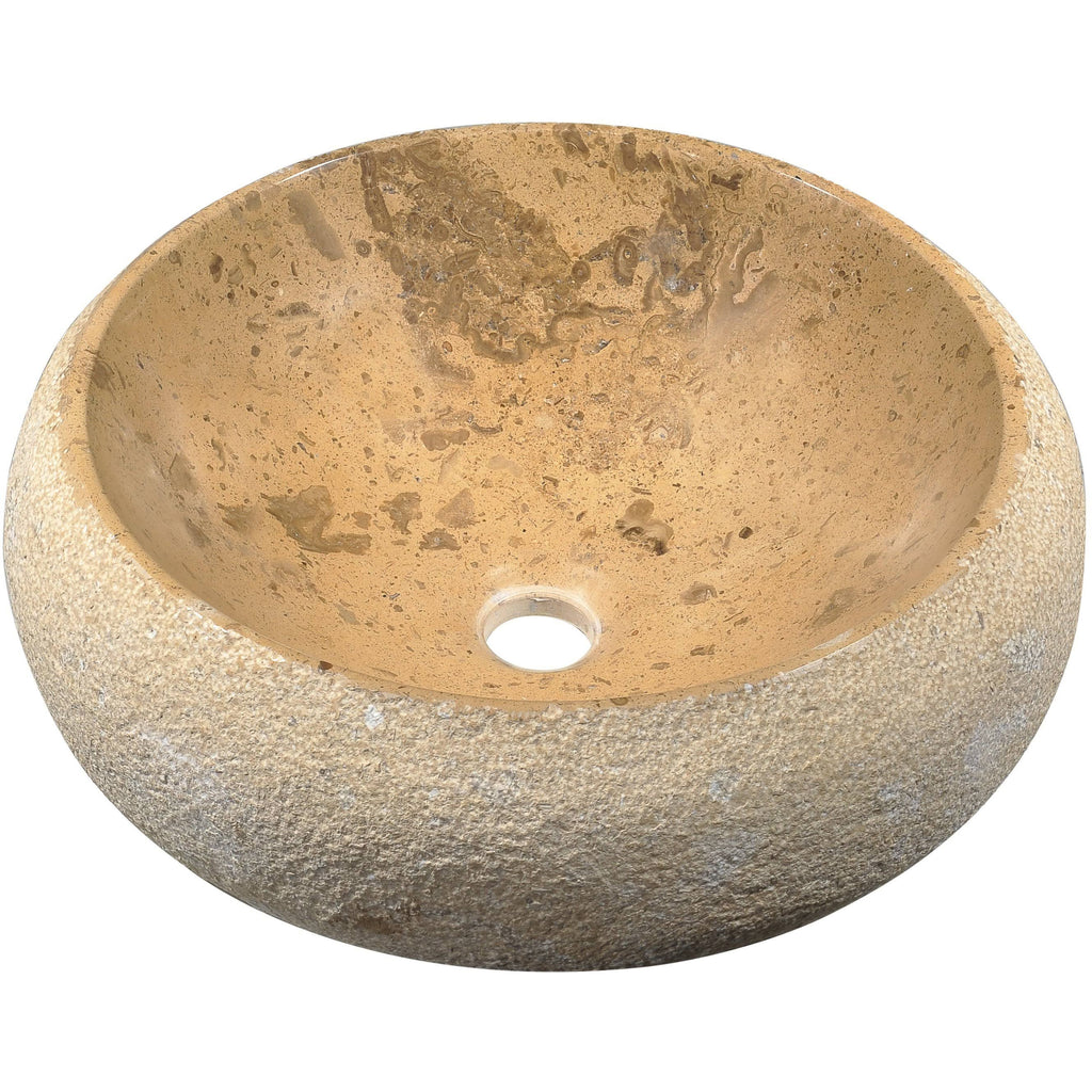 Classic Cream Marble Vessel Sink T71591