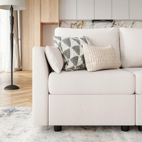 Light Grey 8 Seat U Shaped Sectional Sofa with Storage A7862