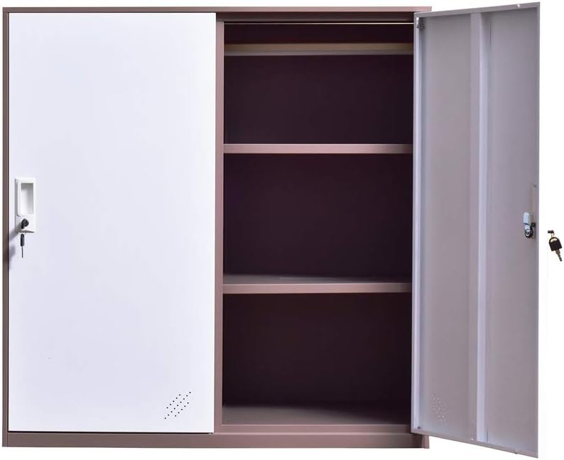 Blue Small Office Storage Locker Cabinet W97200