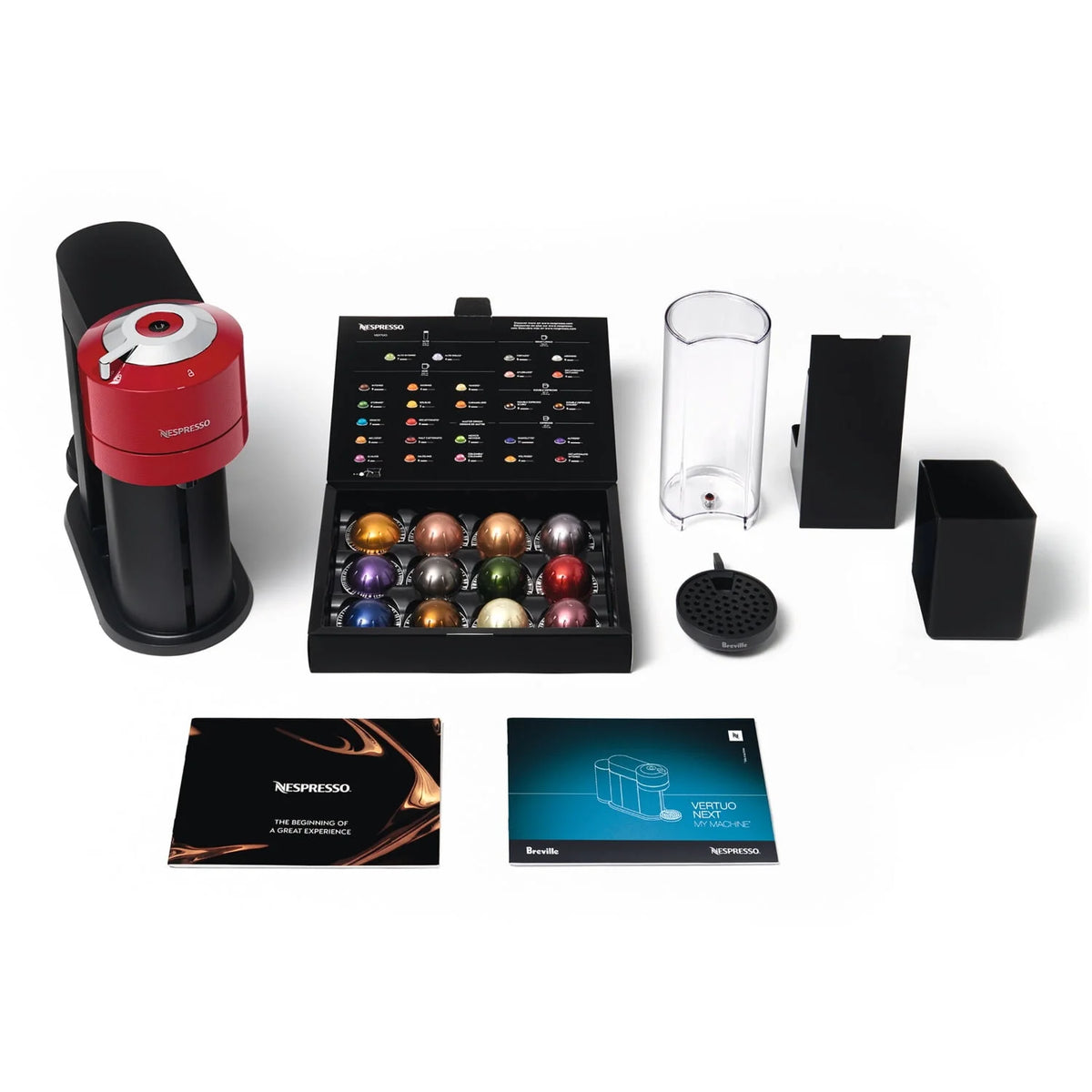 Red Coffee and Espresso Maker F54363