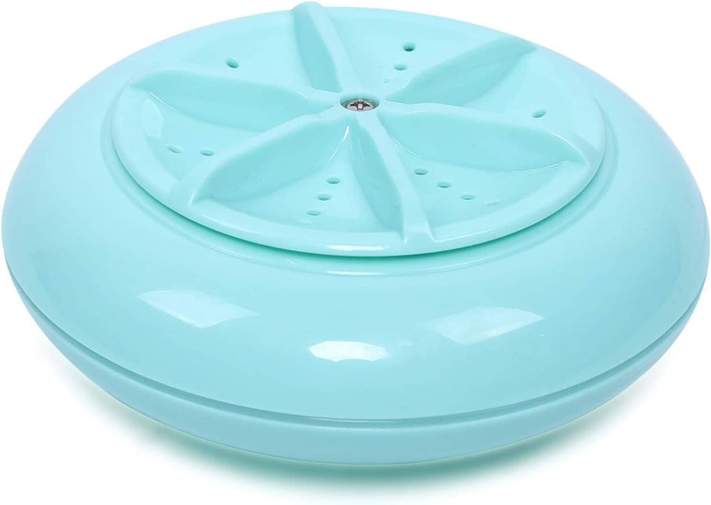 Compact Counter Top Portable Washing Machine, 6.69x6.69x6.69 Inch Blue J88442