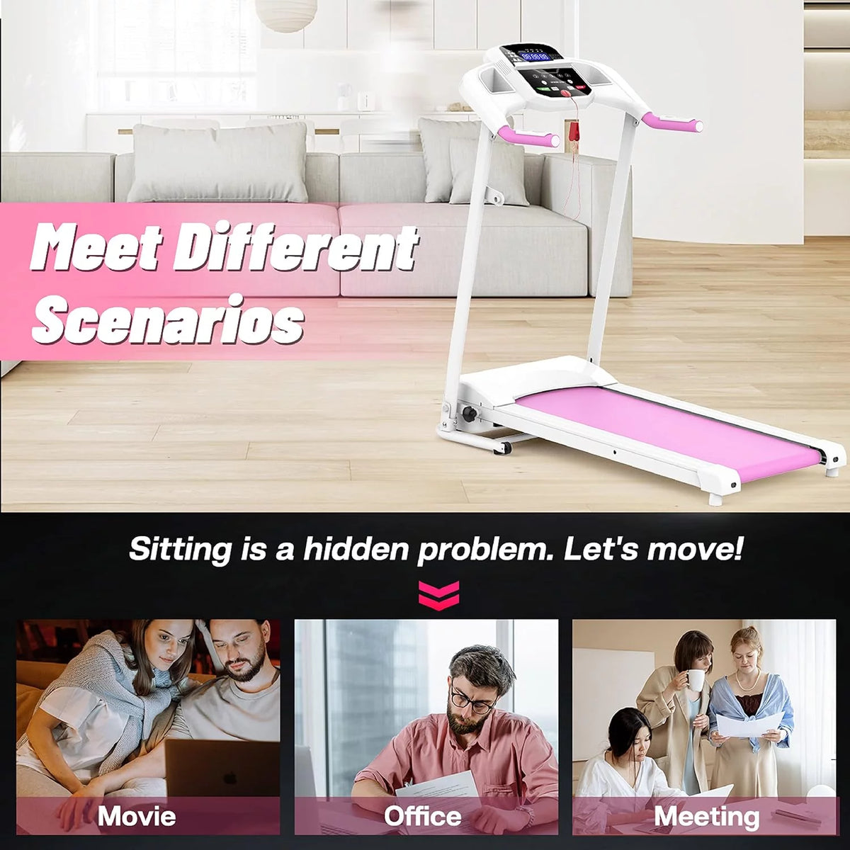 Folding Electric Treadmill Q13004