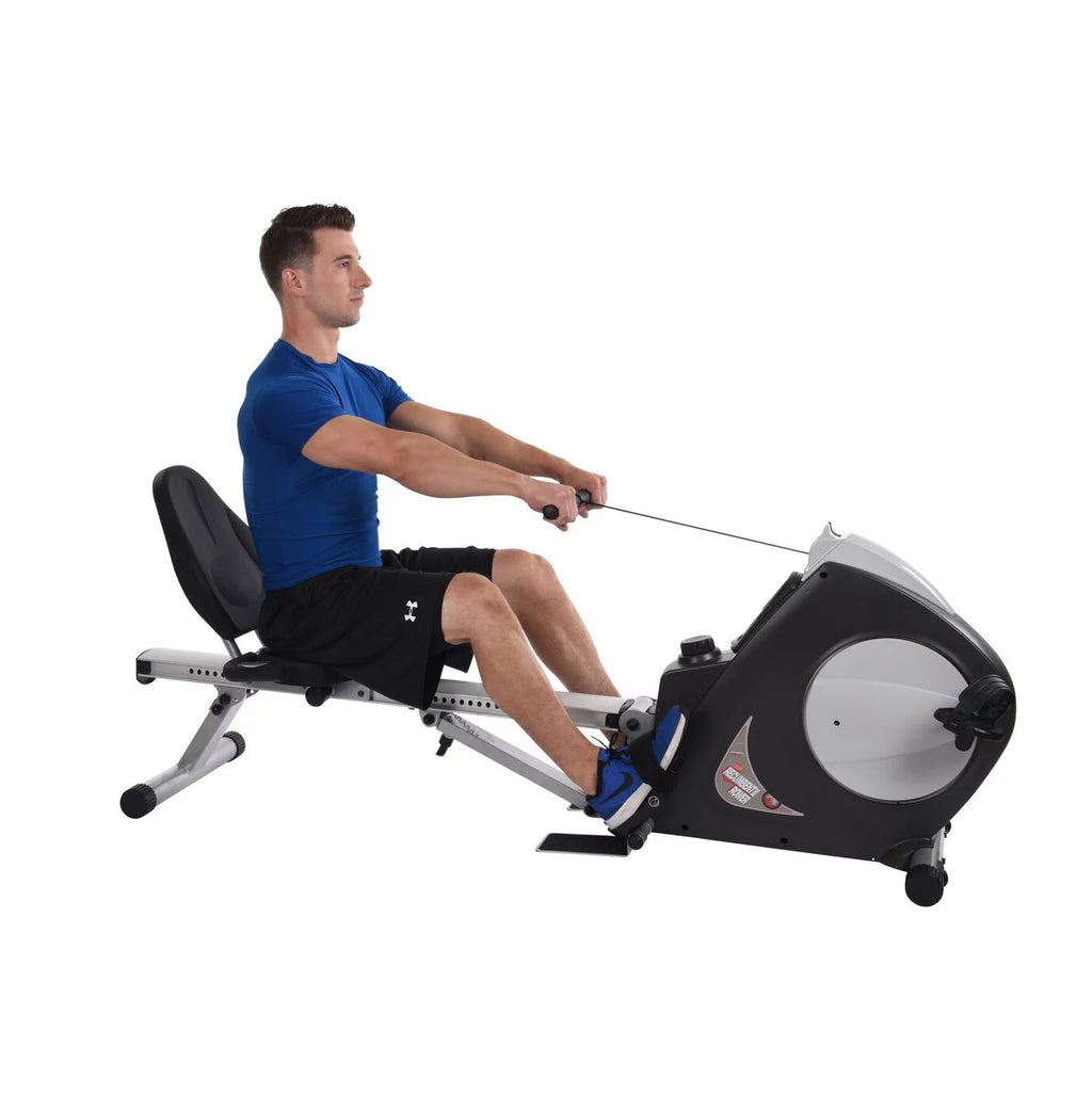 2 in 1 Recumbent Exercise Bike and Rower Machine L813