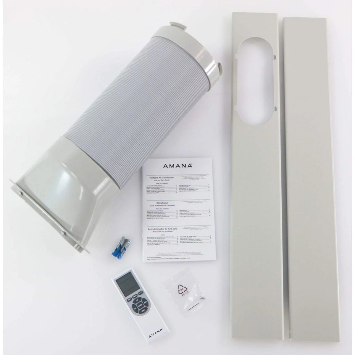 10000 BTU Portable Air Conditioner with Remote Control in White/Black M18583