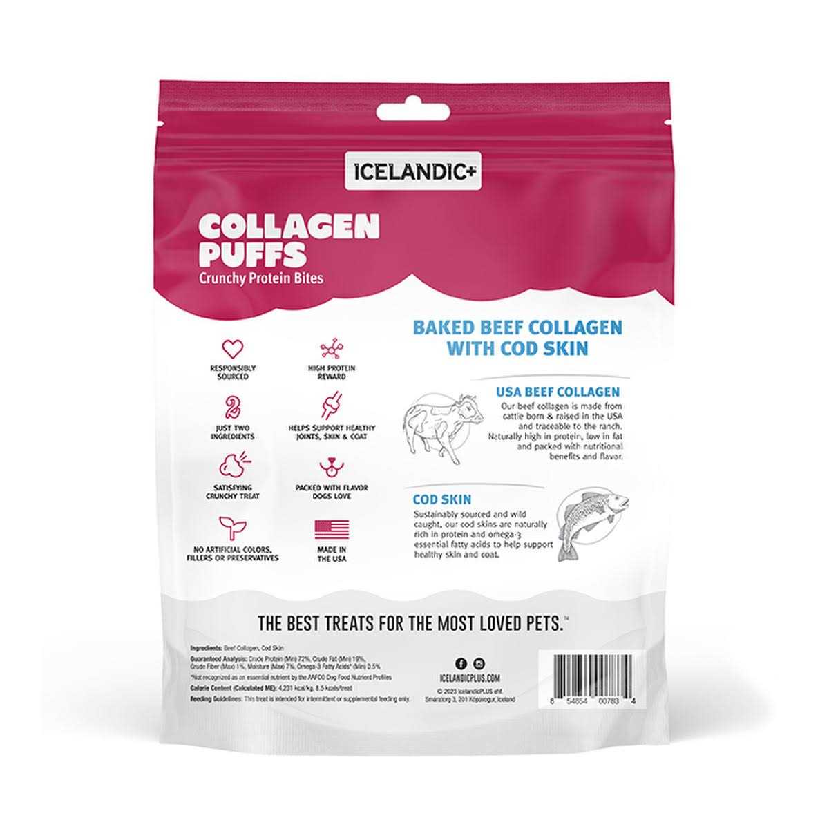 Beef Collagen Puffs Treats E945