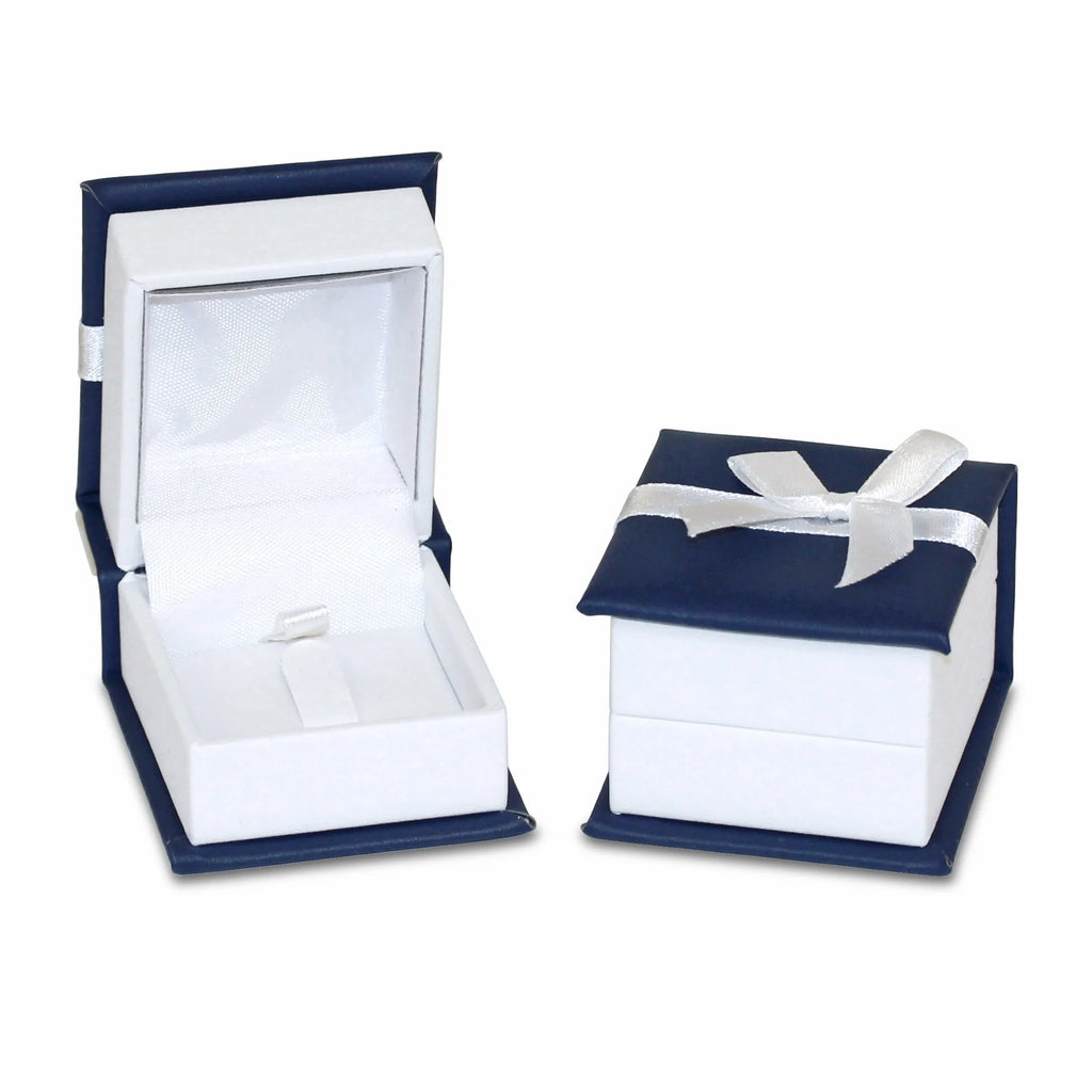1/5 Carat T.W. Diamond and 1 Carat T.G.W. Created White Sapphire Sterling Silver Engagement Ring E45178