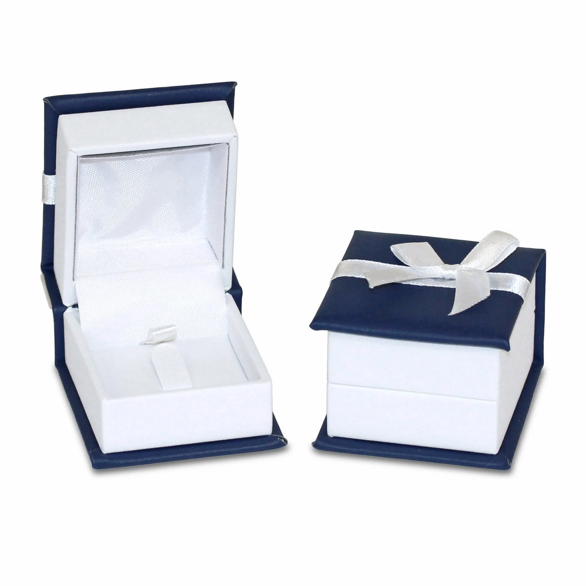 1/5 Carat T.W. Diamond and 1 Carat T.G.W. Created White Sapphire Sterling Silver Engagement Ring E45178