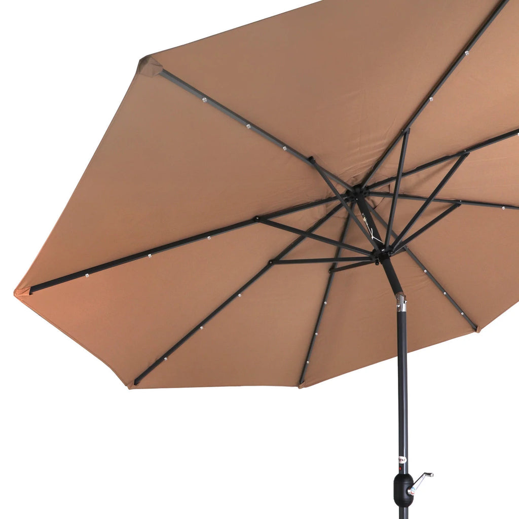 10 ft Patio Umbrella with Crank Lift System H137073