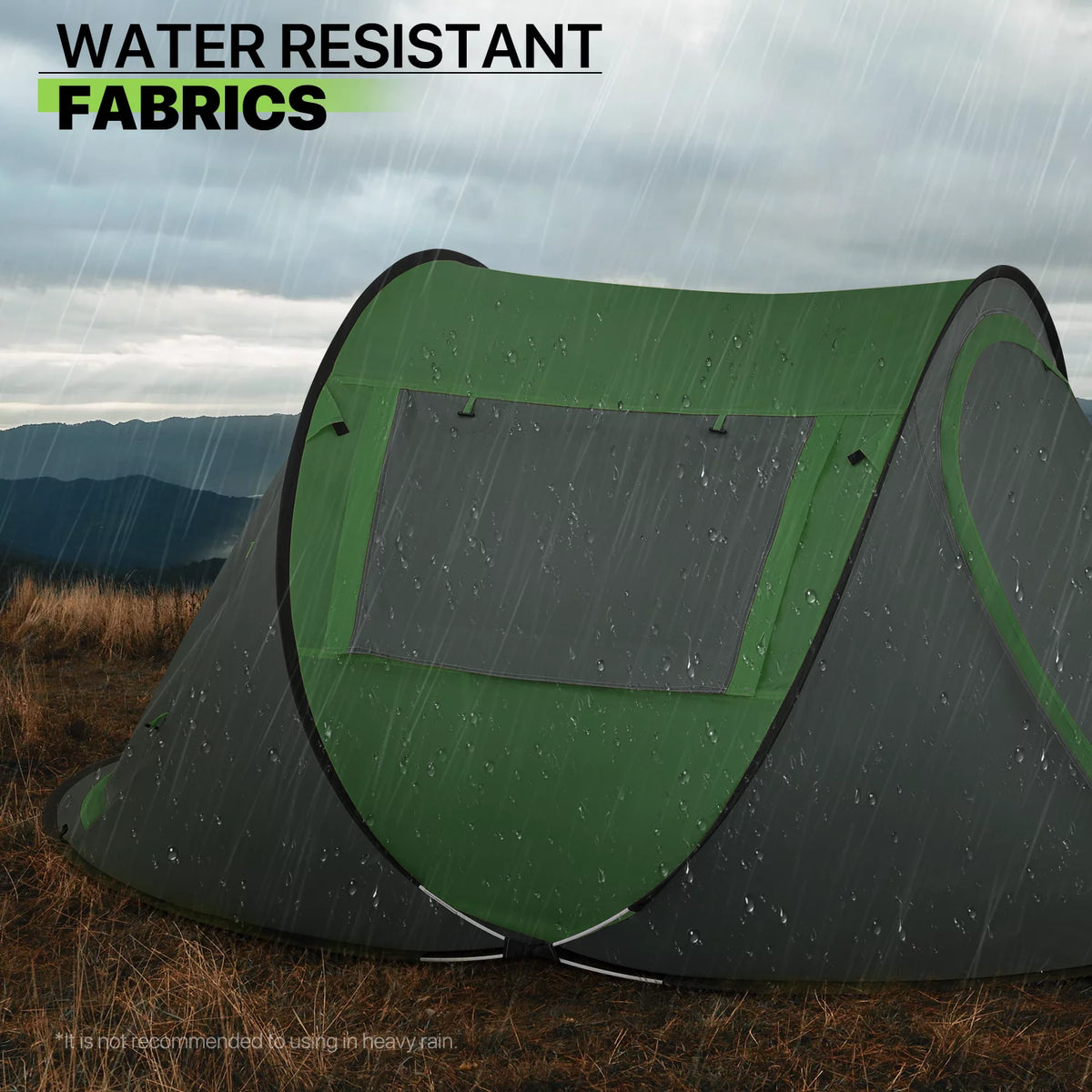 3 Person Pop Up Camping Tent B368653