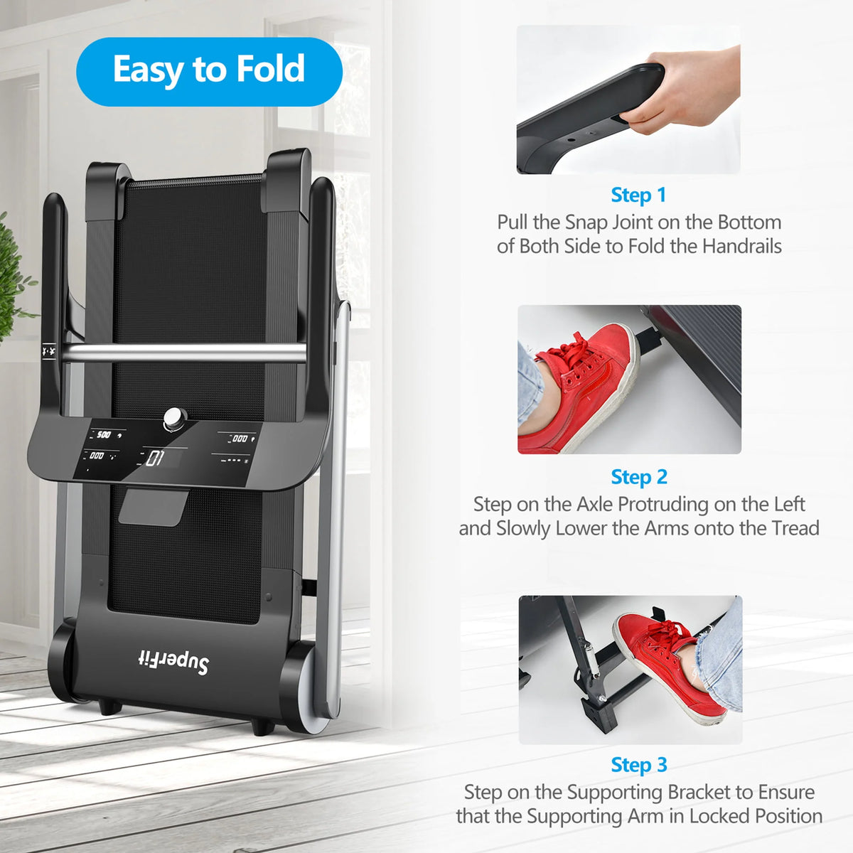 Electric Folding Treadmill Z377968