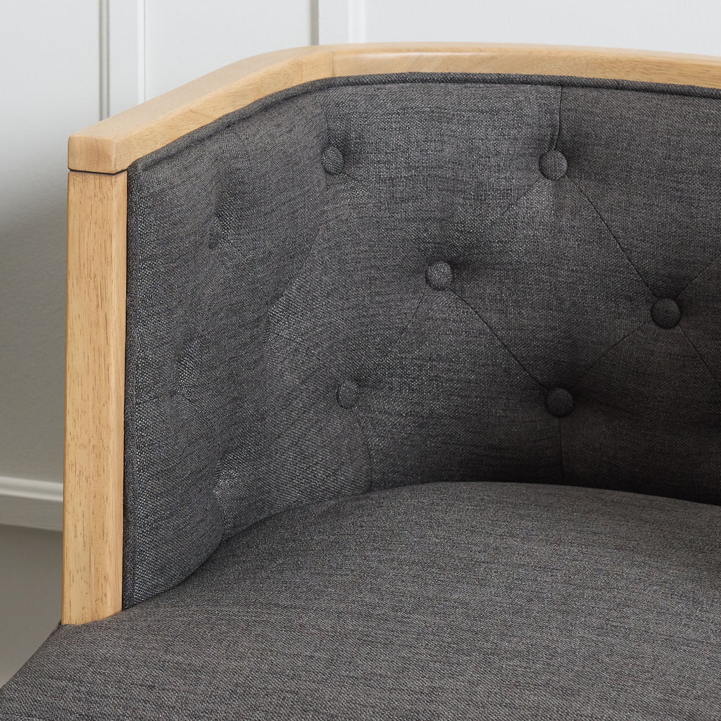 Charcoal Upholstered Accent Chair X73459