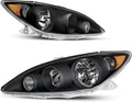 Chrome Housing Headlight Assembly with Amber Reflector Clear Lens Z9569